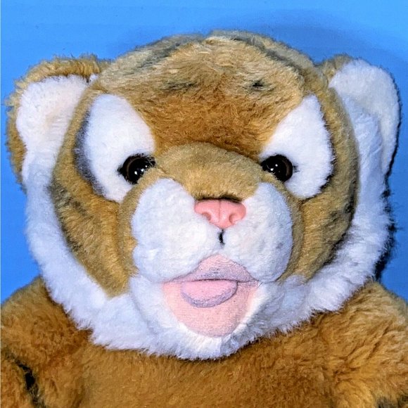 Build A Bear Orange Black Striped Tiger 16" Plush Bengal St. Louis Zoo Tush Tag - Picture 2 of 6